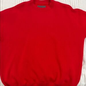 Abercrombie & Fitch Vibrant Red Crewneck Sweater